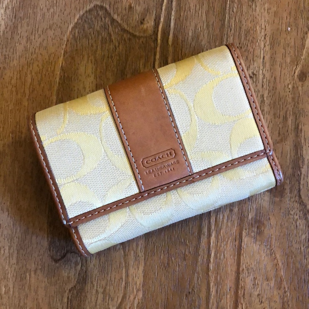 Small coach wallet